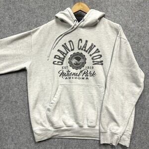 Prairie Mountain Hoodie Men's Large Grey Grand Canyon National Park AZ